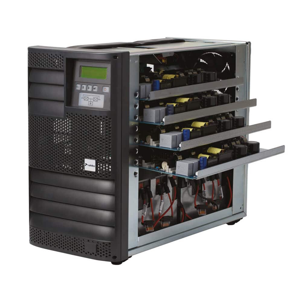 The MINIPowerPLUS Single-phase Modular Uninterruptible Power Supply (UPS)