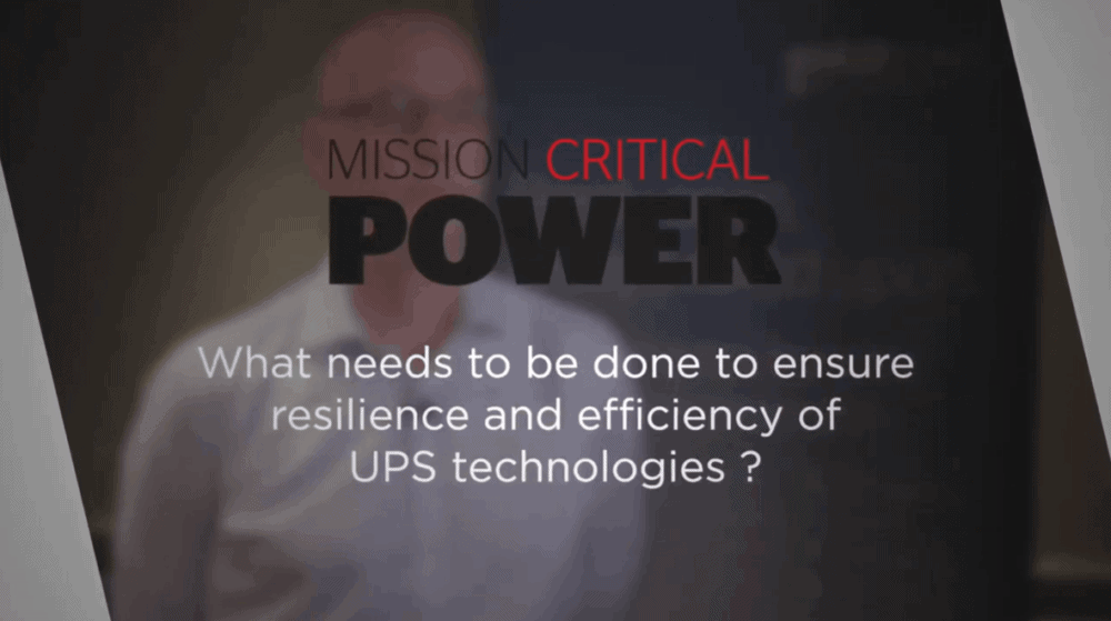 What needs to be done to ensure resilience and efficiency of UPS technologies?