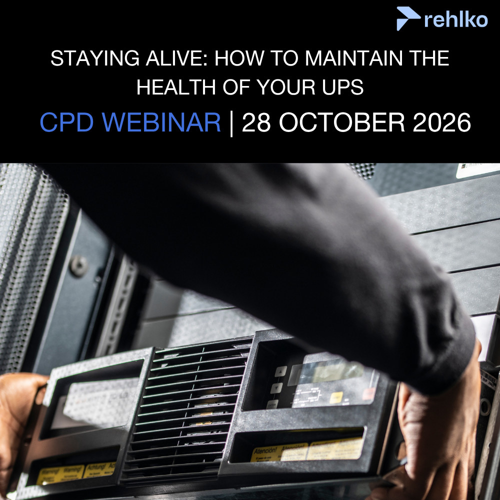 WEBINAR | Staying Alive: How to Maintain the Health of your UPS