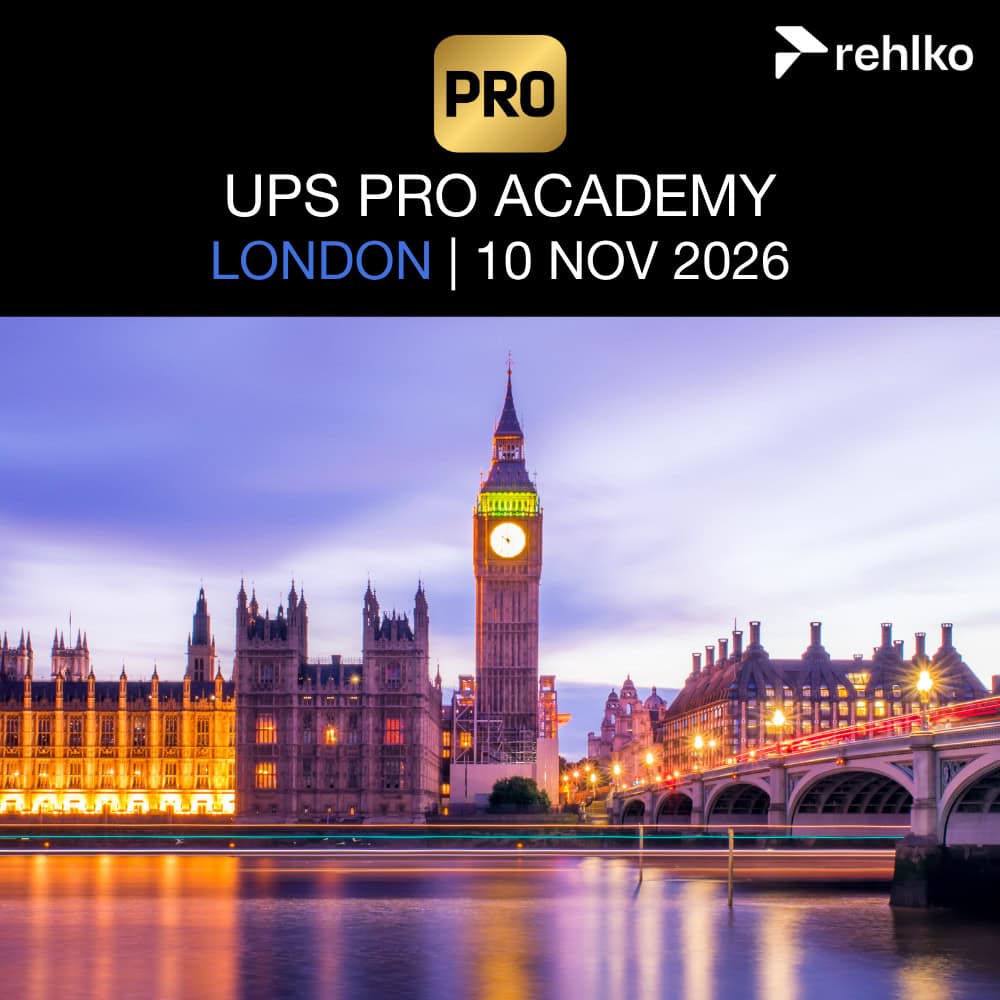 London | PRO UPS Training Academy | 10 Nov 2026